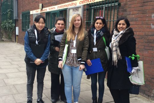 Group of young volunteers
