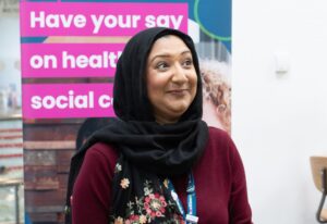 Woman looking surprised crop